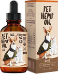 Hemp Oil for Dogs & Cats - Joint, Anxiety & Skin Support - Omega 3, 6, 9 - 1 Fl Oz