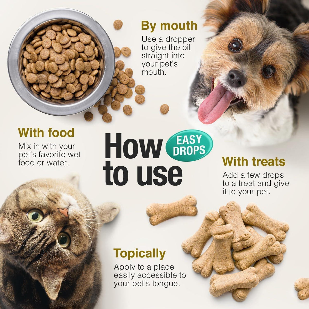 Hemp Oil for Dogs & Cats - Anxiety, Stress, Sleep, Seizures, Pain, Arthritis & Hip Joint Supplement - 2 Pack
