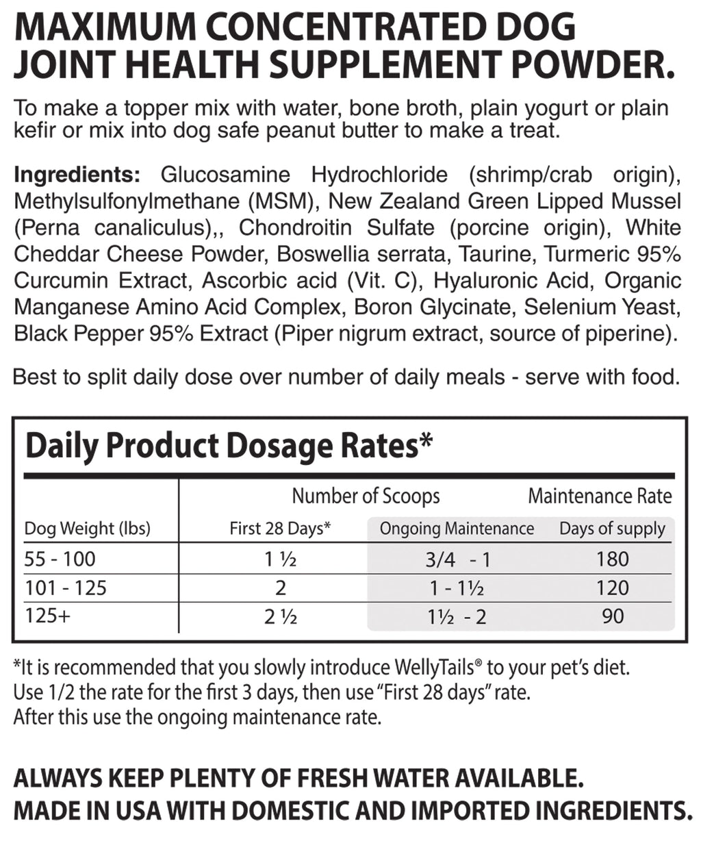 7 Way Hip & Joint MAXIMUM_Dog Joint Supplement_Made in USA