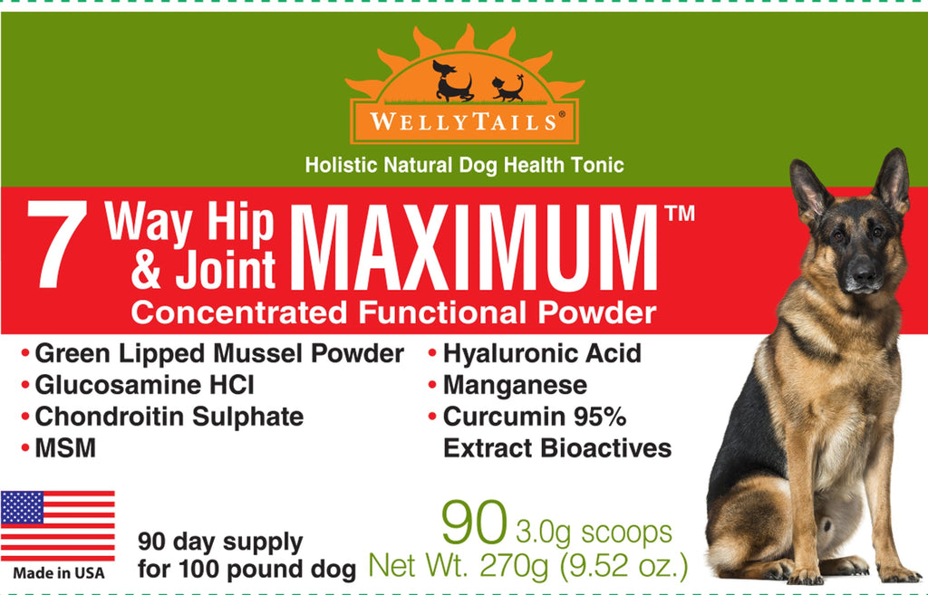7 Way Hip & Joint MAXIMUM_Dog Joint Supplement_Made in USA