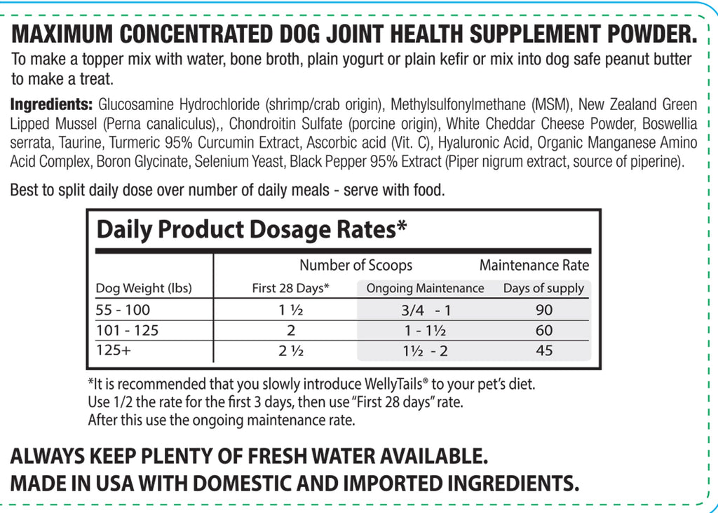 7 Way Hip & Joint MAXIMUM_Dog Joint Supplement_Made in USA