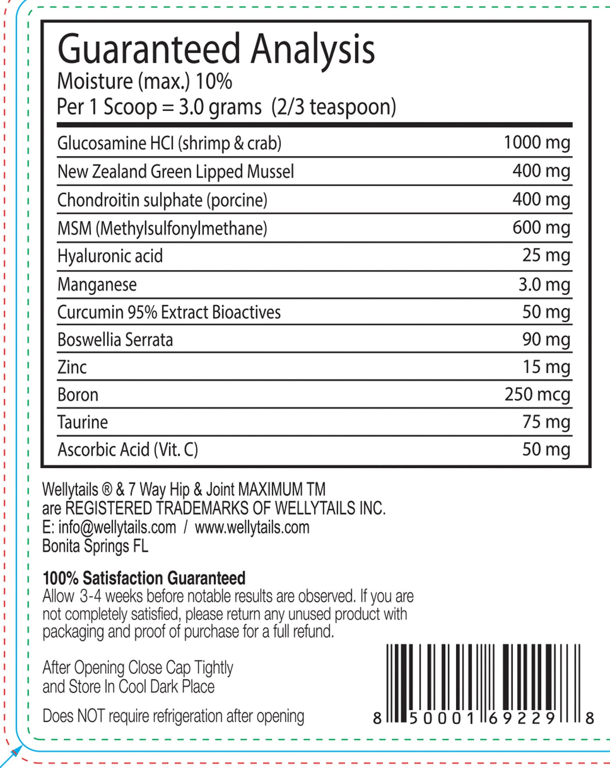 7 Way Hip & Joint MAXIMUM_Dog Joint Supplement_Made in USA