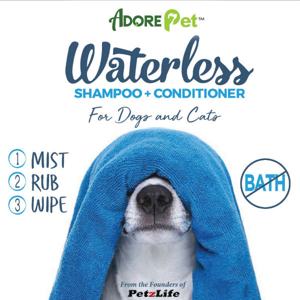 Waterless Shampoo + Conditioner (1 oz)