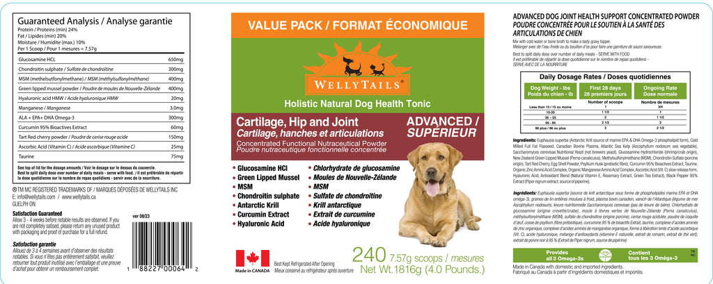Cartilage, Hip & Joint Dog ADVANCED (original Rx formula updated)
