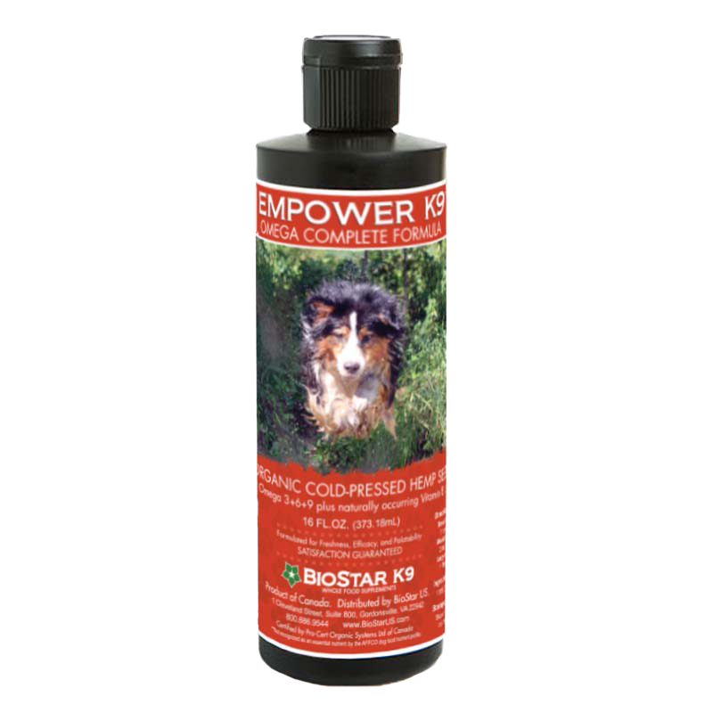 Empower K9-Hemp Seed Oil for Dogs 16 Fl Oz-Bulk Jug 135 Fl Oz