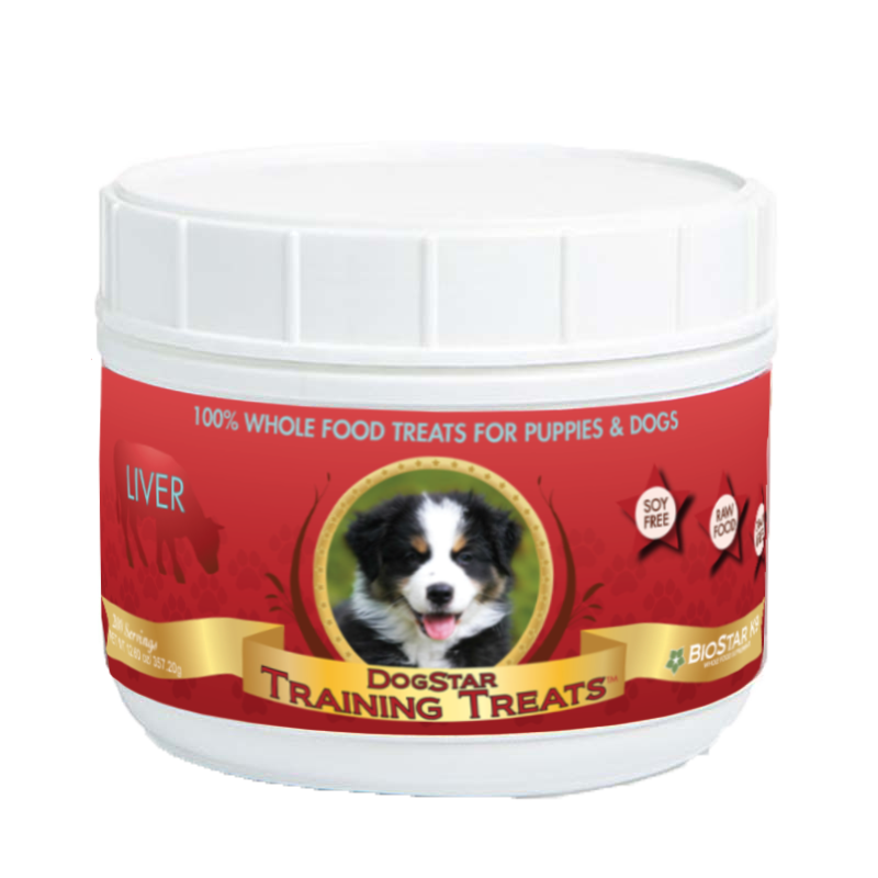 DogStar Liver Treats-Organic Whole Food Liver Treats for Dogs and Puppies