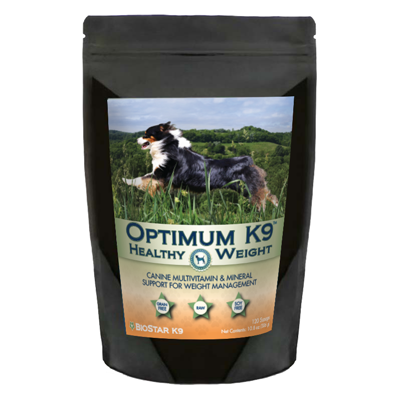 Optimum K9 Healthy Weight-Canine Supplement for Wellness and Healthy Metabolism