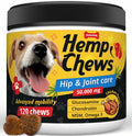 Hеmp Calming Chews for Dogs-Glucosamine & Chondroitin-MSM Omega 3 and Turmeric for Senior and Large Dogs_Chicken Flavor-120 Soft Treats