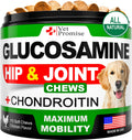 Glucosamine for Dogs-Mobility Chews-Chondroitin MSM & Hemp-170 Count