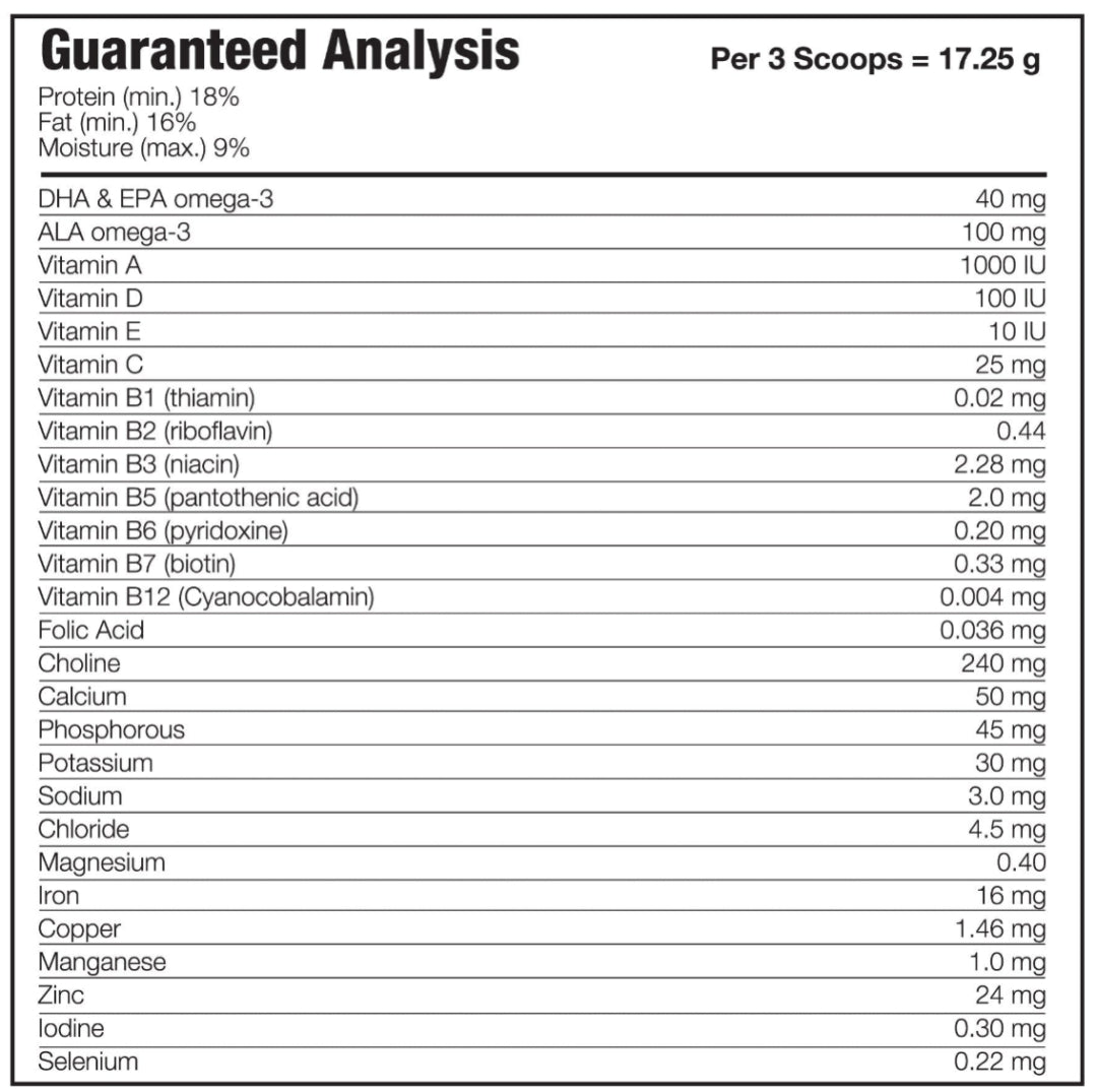 Mighty Green Phytonutrients-Vitamins & Minerals for Dogs